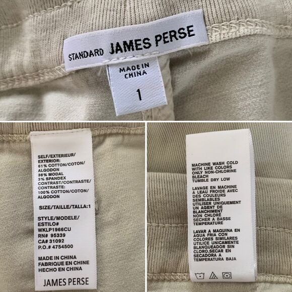 James Perse Soft Drape‎ Utility Pants in Mineral Size S - Picture 11 of 12